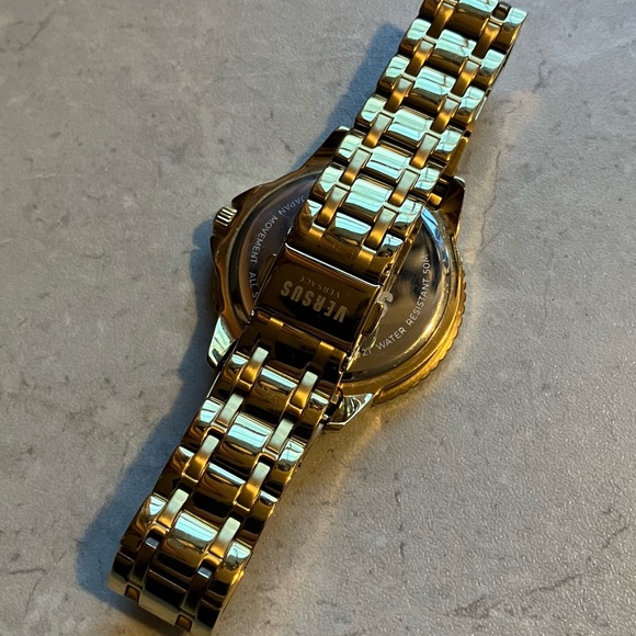 Versus Versace Gold and Black Timepiece Watch Men's - Picture 4 of 6